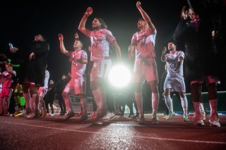 Les joueurs du FC Sion ont fait une première fête à Bellinzone avant de boucler leur saison ce lundi à Tourbillon